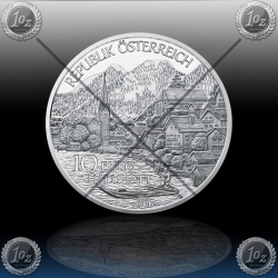 10 EVRO AVSTRIJA 2016 "HALLSTATT - Oberösterreich" SREBRO